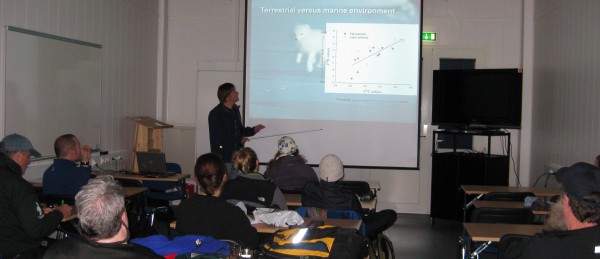 lecture about POP's and wildlife effects